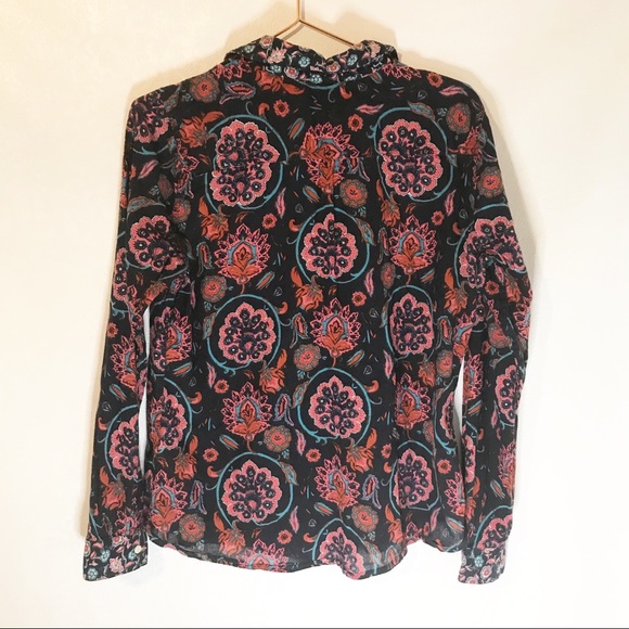 SOLD Lucky brand floral button down large - Picture 2 of 7